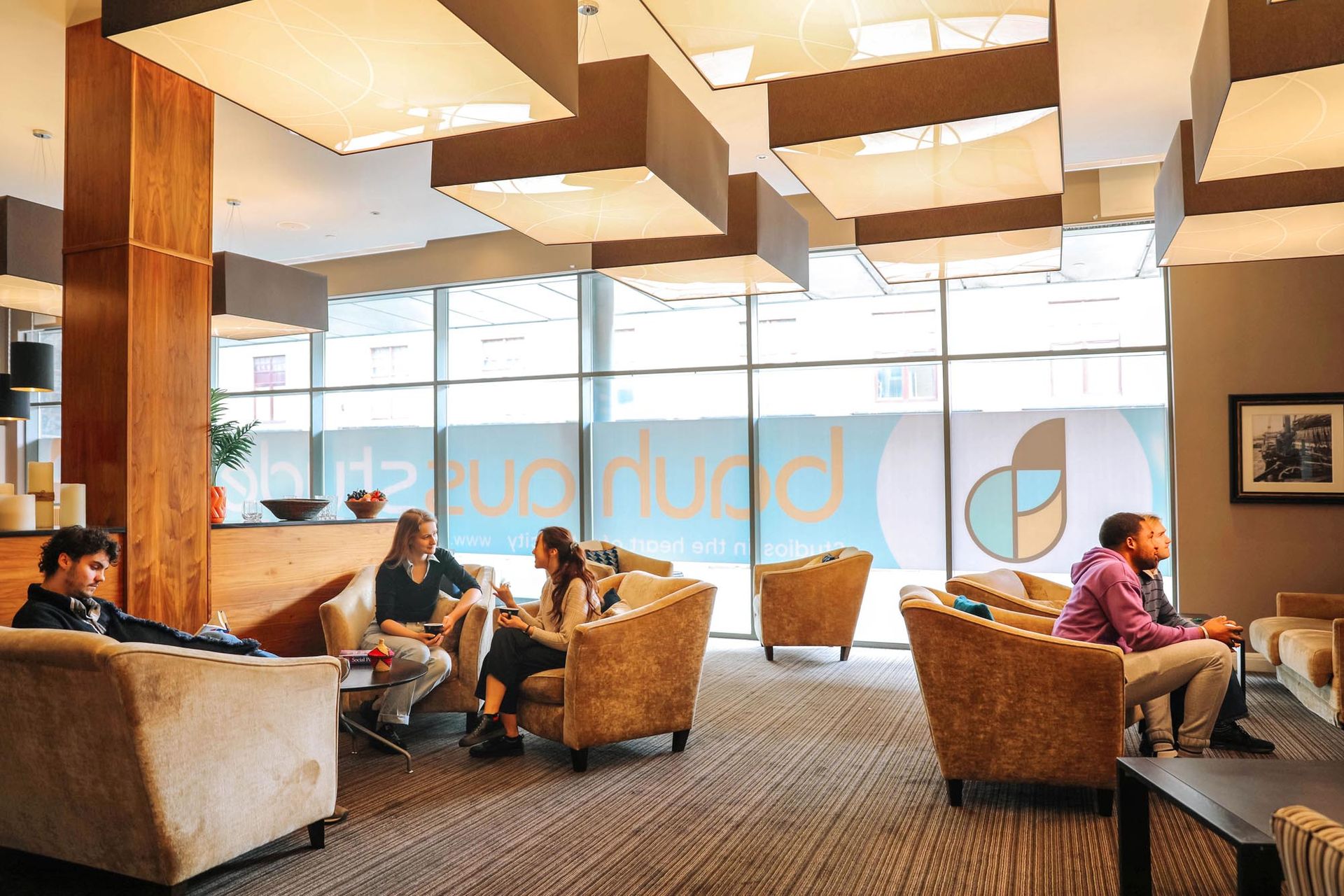 Communal TV & Gaming Area in the bauhaus student accommodation area